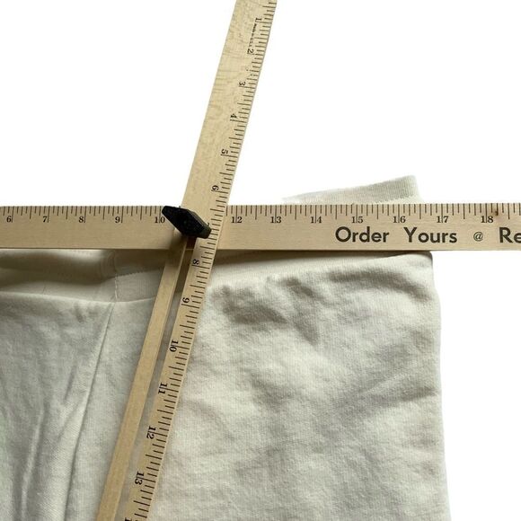 DISNEY Mickey Mouse Soft Sleep Shorts Cream Ivory Color Juniors L 11/13 - Picture 10 of 11